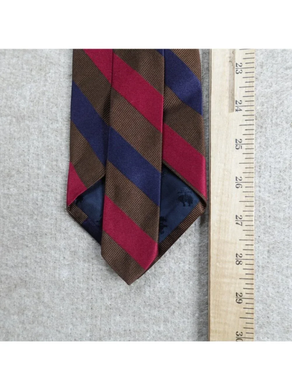 Brooks Brothers Tie Blue Red Striped Repp Regimental Makers USA Vintage